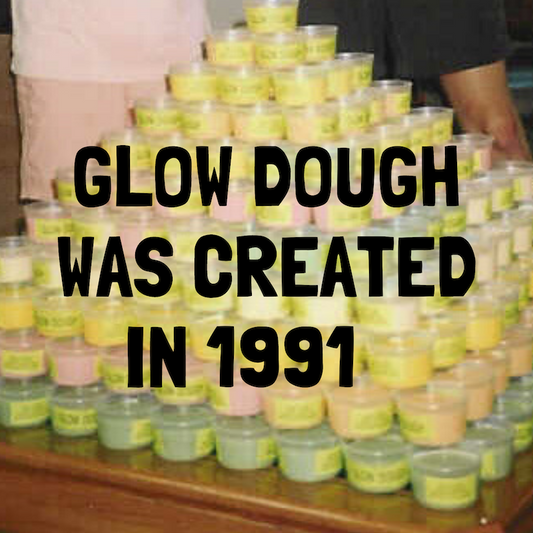 GLOW DOUGH WAS CREATED IN 1991